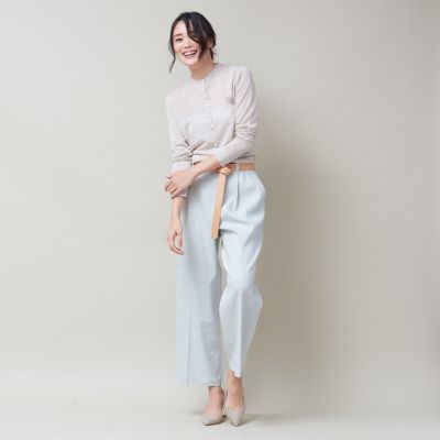 Qualite カリテ の 人気色ベージュ再入荷 Italy リネンレーヨン