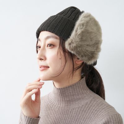 Collex コレックス の Nine Tailor ナインテーラー ファー付きニットキャップ通販 集英社happy Plus Store
