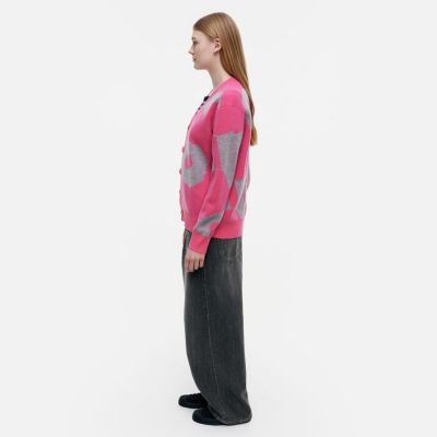 Marimekko Makeasti Unikko ニットカーディガン M-