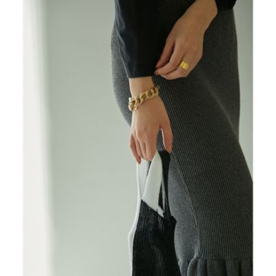 GALLARDAGALANTE 【MODERN WEAVING】ミックスチェーンブレスレット