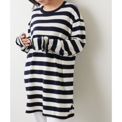 Whim Gazette(ウィム ガゼット)の【extreme cashmere】ボーダークルー