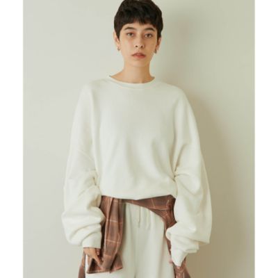 Whim Gazette(ウィム ガゼット)の【REMI RELIEF】別注裏起毛クルー