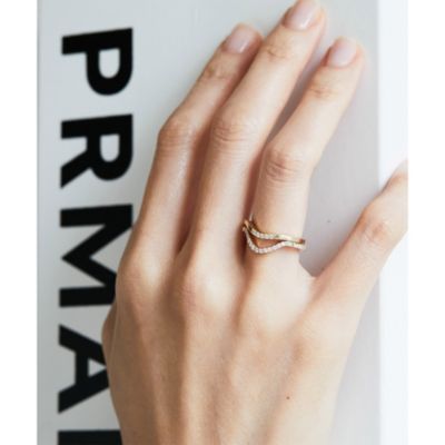 「大人気 新入荷 新品」に該当するファッション通販 Whim Gazette(ウィム ガゼット)の【PRMAL】Waving リング通販 アクセサリー