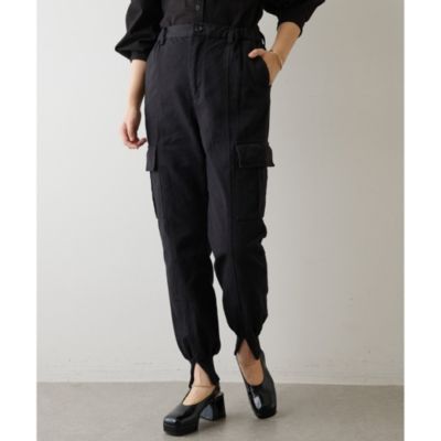 Whim Gazette(ウィム ガゼット)の【Col Pierrot】裾リブデニムパンツ