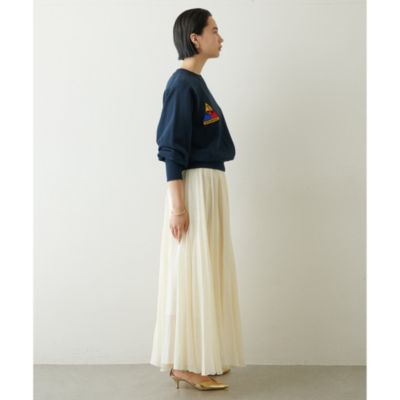 whim gazette ワッペン付きスウェット　美品 Whim Gazette(ウィム ガゼット) ワッペンスウェット
