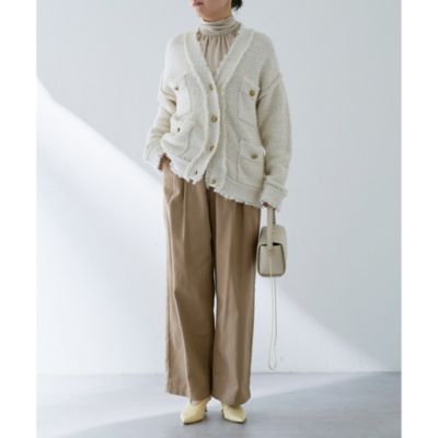 jelly　Whim gazette ニットtweedy Whim Gazette(ウィム ガゼット)のTWEEDYニットジャケット通販 | 集英社