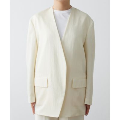 Whim Gazette(ウィム ガゼット)のツイルカラーレスジャケット通販