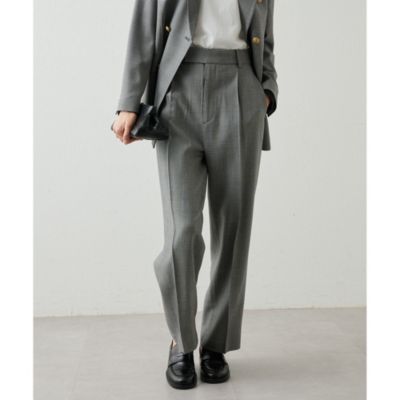 超美品雑誌掲載　Whim Gazetteウィムガゼットウール混ワイドタックパンツ Whim Gazette(ウィム ガゼット)のウールタックパンツ通販
