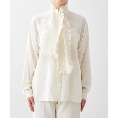 Whim Gazette(ウィム ガゼット)のフリルボウブラウス通販 | 集英社