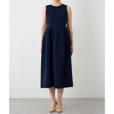 Whim Gazette(ウィム ガゼット)のリブコンビニットワンピース