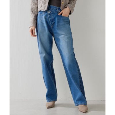 美品✨ Whim Gazette ラップデニムパンツ 38 M Whim Gazette(ウィム ガゼット) ラップデニムパンツ - メルカリ