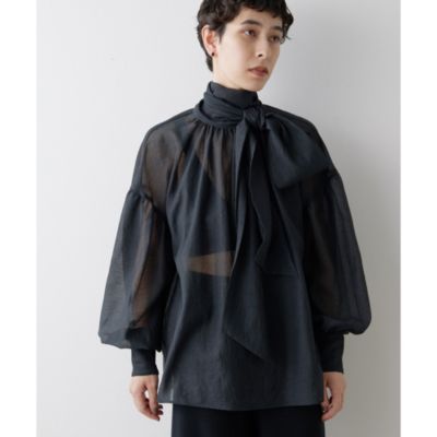 Whim Gazette(ウィム ガゼット)のオーガンザボウブラウス通販 | 集英社