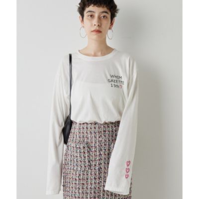 Whim Gazette - 新品タグ付きWhim Gazette 黒 ロングTシャツ