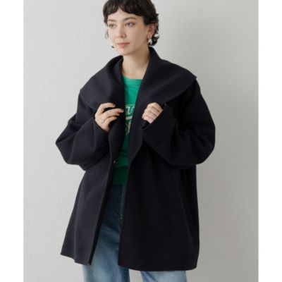 Whim Gazetteウィムガゼット カシミヤリバーポンチョコート カシミヤリバーポンチョコート | Whim Gazette(ウィム ガゼット