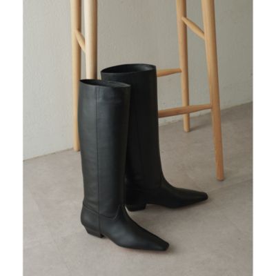 未使用に近い Whim Gazette 【Hoaw.】スクエアブーツ 23AW Whim Gazette｜【Hoaw.】スクエアショートブーツ | Rakuten Fashion