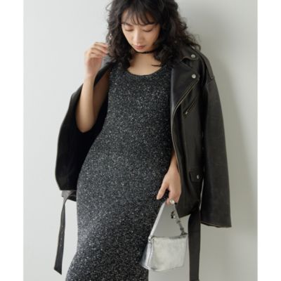 ウィムガゼットWhim Gazette 【F】スパンコールニットワンピース Whim Gazette(ウィム ガゼット)のスパンコールニットワンピース
