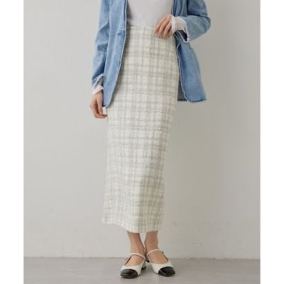 Whim Gazette(ウィム ガゼット)のカラミツィードスカート通販 | 集英社
