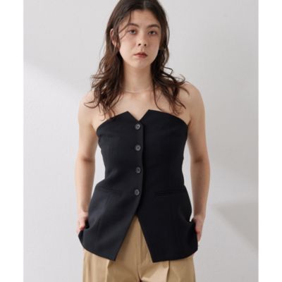 今季購入　新品　Whim Gazette ウィムガゼット　ジュートライクビスチェ Whim Gazette(ウィム ガゼット)｜ジュートライクビスチェ