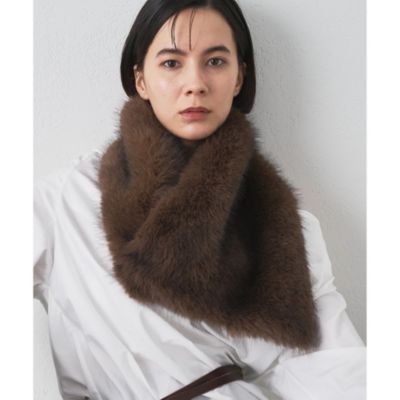 Whim Gazette(ウィム ガゼット)の【THROW】Eco Fur Shawl通販