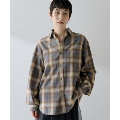 whim gazette シャギーチェックシャツ Whim Gazette(ウィム ガゼット)のシャギーチェックシャツ通販