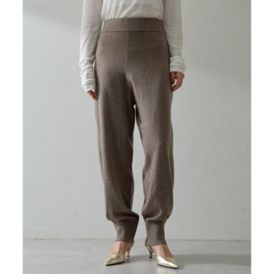 Whim Gazette(ウィム ガゼット)のウールカシミヤニットパンツ通販