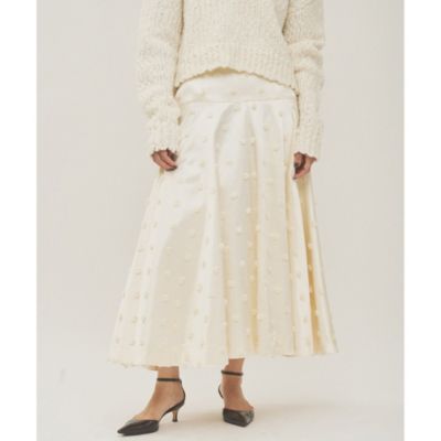 Whim Gazette(ウィム ガゼット)のボンボンジャガードスカート通販  