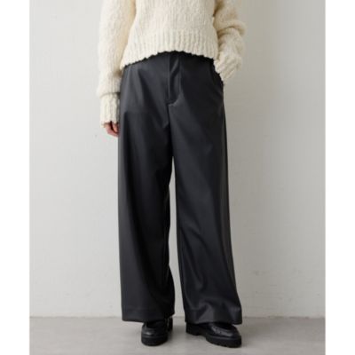 Whim Gazette(ウィム ガゼット)のレザーライクパンツ通販 Marisol