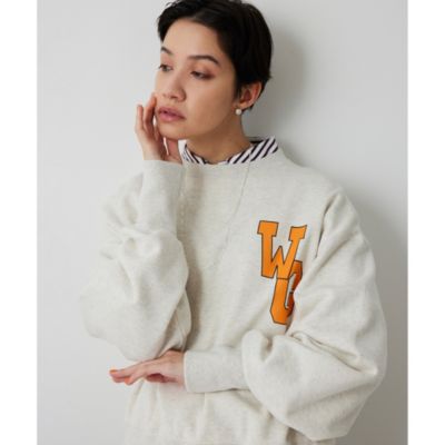Whim Gazette(ウィム ガゼット)のワンポイントロゴ裏毛プルオーバー