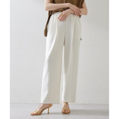 Whim Gazette(ウィム ガゼット)のカットジョーゼットパンツ通販