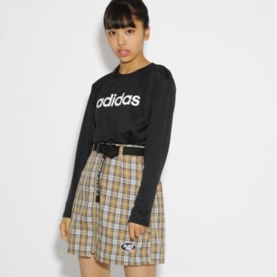 Pink Latte ピンクラテ のadidas ロゴ長袖tシャツ通販 集英社happy Plus Store