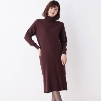 Hushush Ladies ハッシュアッシュ のスリットタートルニットワンピース通販 集英社happy Plus Store