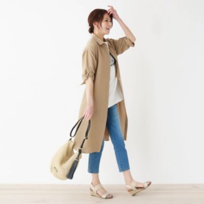 Shoo La Rue シューラルー の フレンチリネン ベルト付きシャツワンピース通販 集英社happy Plus Store