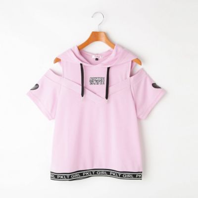 Pink Latte ピンクラテ の肩見えフェイクレイヤードプルオーバー通販 集英社happy Plus Store