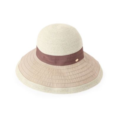 Grove グローブ のブリム切り替え編み込みキャペリンハット通販 集英社happy Plus Store