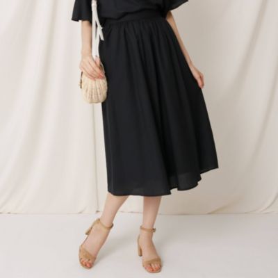 Couture Brooch クチュールブローチ のギャザーミモレ丈スカート通販 集英社happy Plus Store