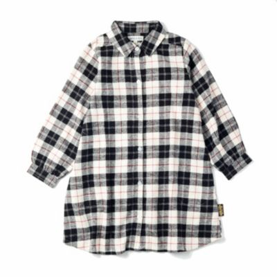 Shoo La Rue Kids シューラルー キッズ の 90 130cm チェックシャツワンピース通販 集英社happy Plus Store