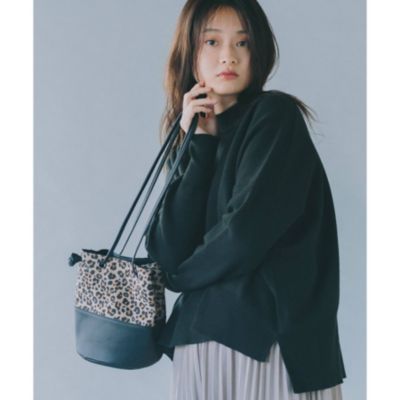 The Shop Tk Women ザ ショップ ティーケー レディース のバイカラー巾着ショルダーバッグ通販 集英社happy Plus Store