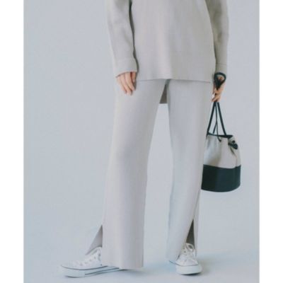 The Shop Tk Women ザ ショップ ティーケー レディース のリブフレアパンツ通販 集英社happy Plus Store
