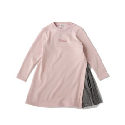 Shoo La Rue Kids シューラルー キッズ の 90 130cm 裏シャギーアシンメトリーワンピース通販 Leeマルシェ