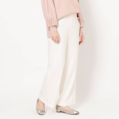 The Shop Tk Women ザ ショップ ティーケー レディース の裏起毛中空糸ストレッチワイドパンツ通販 集英社happy Plus Store