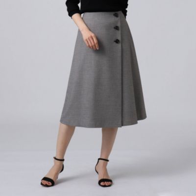 Untitled アンタイトル の L ラップ風タックフレアスカート通販 集英社happy Plus Store