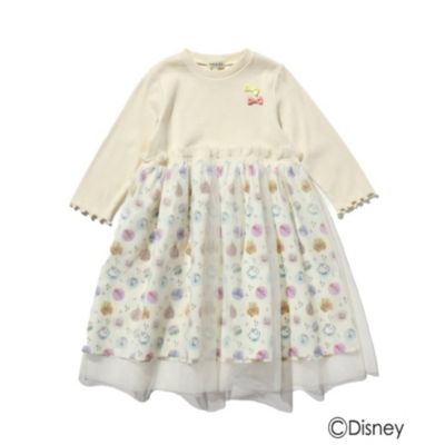 Shoo La Rue Kids シューラルー キッズ の Disney プリンセス総柄使いチュールワンピース通販 Leeマルシェ