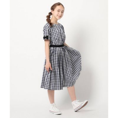 The Shop Tk Kids ティーケー サップキッド キッズ のギンガムチェックワンピース チェック柄リンク 兄弟姉妹おそろい柄 通販 Leeマルシェ