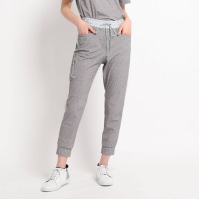 Adabat Ladies アダバット レディース のサイドライン サステナブルジャージ素材パンツ通販 集英社happy Plus Store
