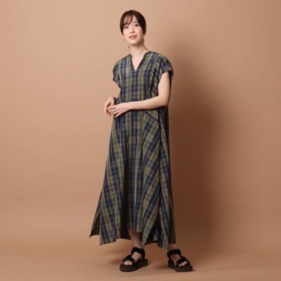 Dressterior Ladies ドレステリア レディース のマドラスチェックフレアワンピース通販 集英社happy Plus Store