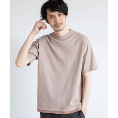 The Shop Tk Men ザ ショップ ティーケー メンズ のミジンストライプフェイクレイヤードtシャツ通販 集英社happy Plus Store