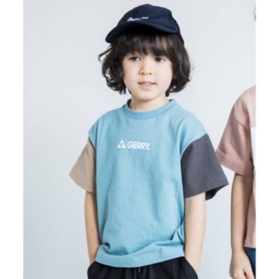 The Shop Tk Kids ティーケー サップキッド キッズ の Web限定 別注gerry クレイジーパターン 袖配色tシャツ通販 集英社happy Plus Store