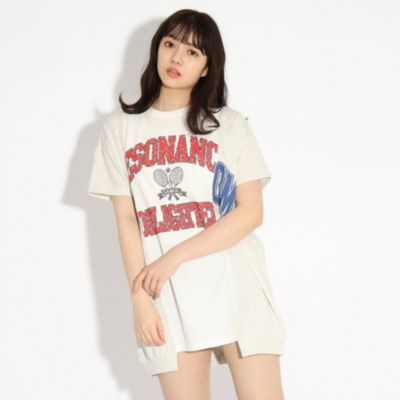 Pink Latte ピンクラテ のアメリカンカレッジクレイジーtシャツワンピース通販 集英社happy Plus Store