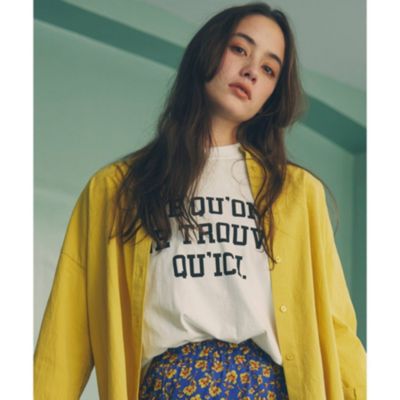 The Shop Tk Women ザ ショップ ティーケー レディース の Fudge７月号掲載 Rock Stanley ロゴプリントロンtシャツ通販 集英社happy Plus Store