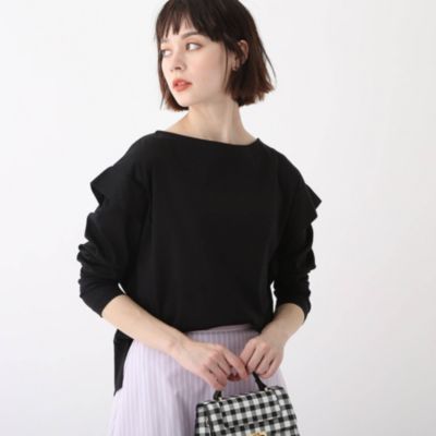 Opaque Clip オペーク ドット クリップ のシルキースーピマ フリルデザインカットソー通販 集英社happy Plus Store